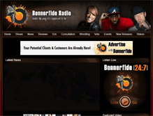 Tablet Screenshot of bonnerfideradio.com